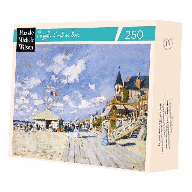 Sur les planches de Trouville Monet