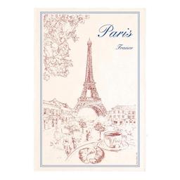 Torchon Tour Eiffel ecru 72 x 48 cm Winkler