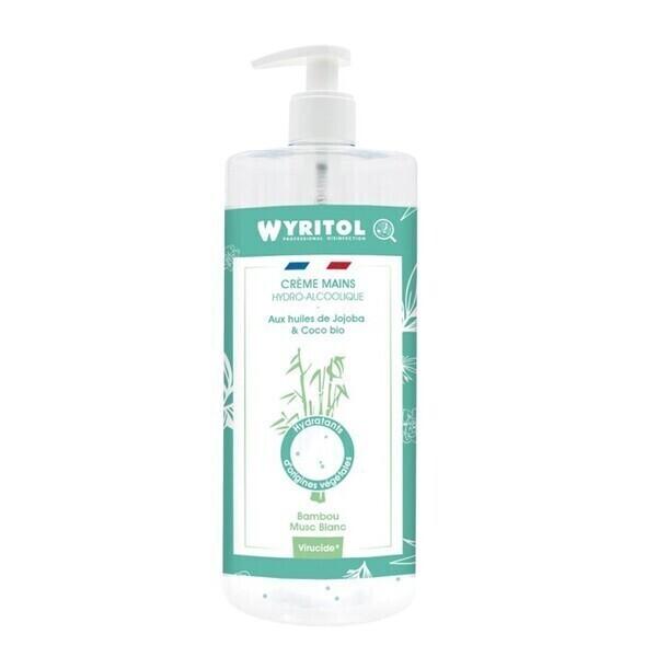 Wyritol crème hydroalcoolique Bambou Muscs Blancs - 500ml