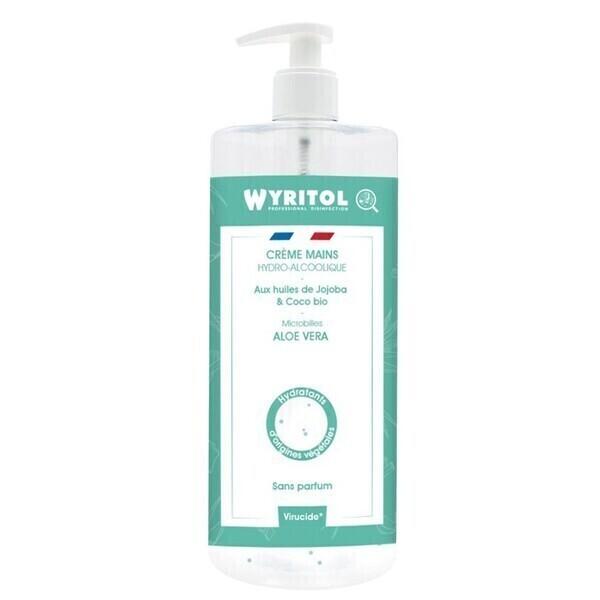 Wyritol crème hydroalcoolique sans parfum  Aloe Vera - 500ml