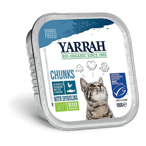 Bouchées pour chat barquette Poisson 100g