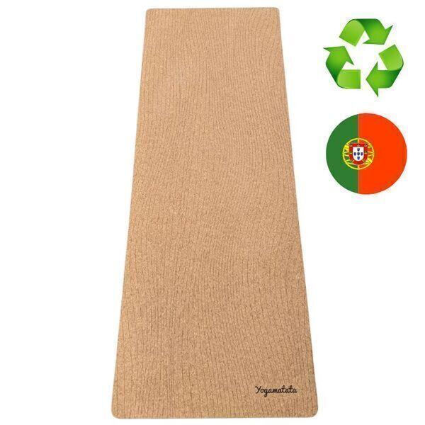 Tapis de yoga recyclé made in Portugal "Lignes"