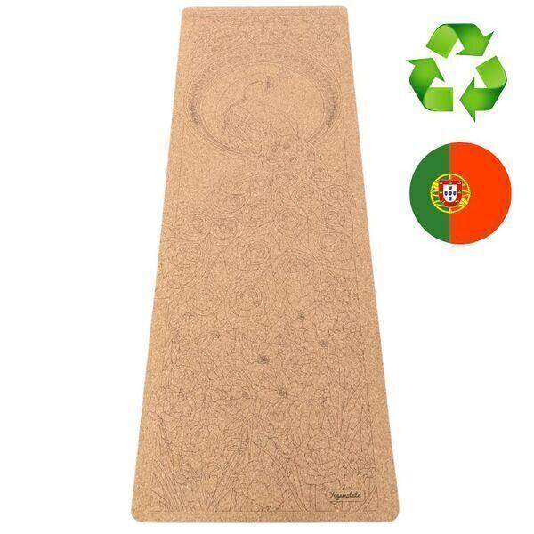 Tapis de yoga recyclé made in Portugal "Paon"