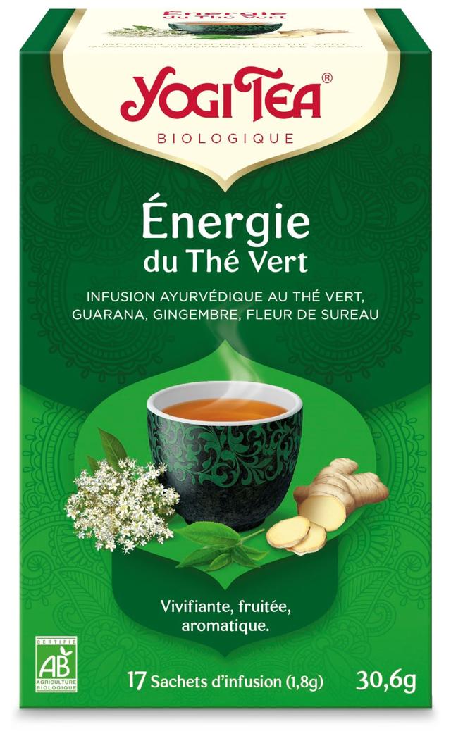 Yogi Energie thé vert x17 sachets