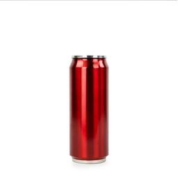 CANETTE BRILLANT  ISOTHERME 500 ml COLORIS ROUGE