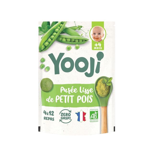 Yooji - Purée de petit pois biologique surgelée pour bébé