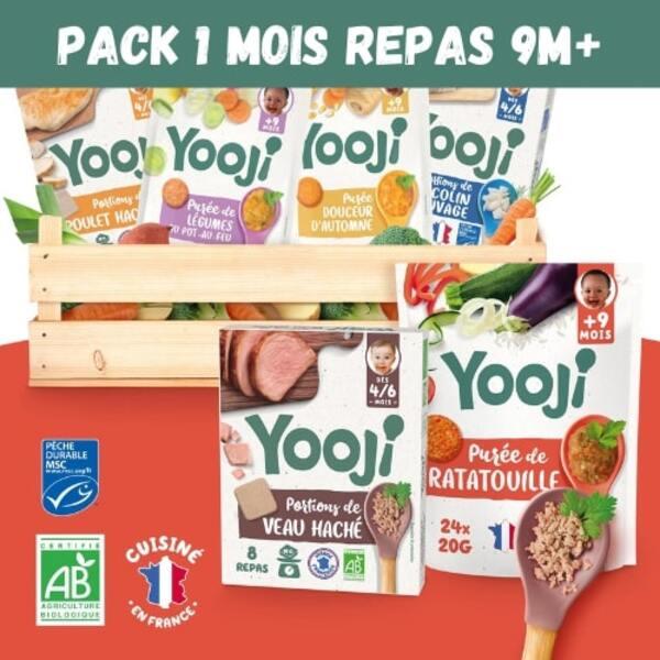 1 mois de repas dès 9 mois - Purées légumes et hachés de viandes