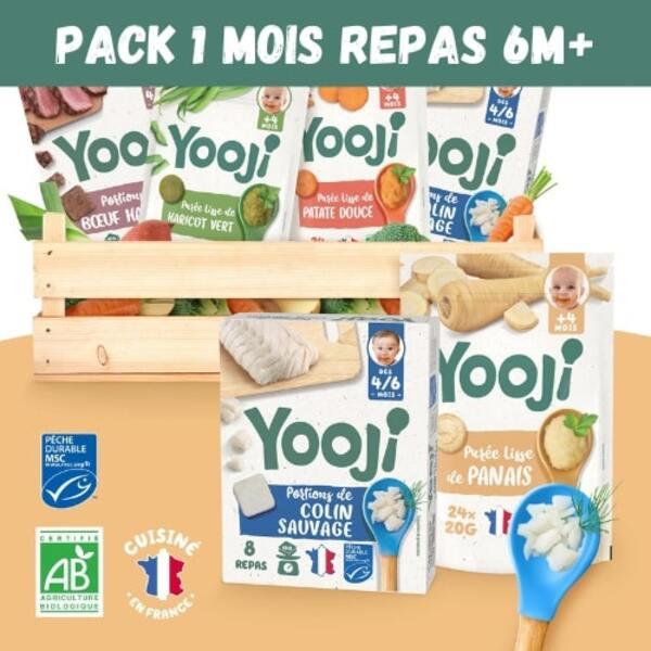 1 mois de repas dès 6 mois - Purées légumes et hachés de viandes