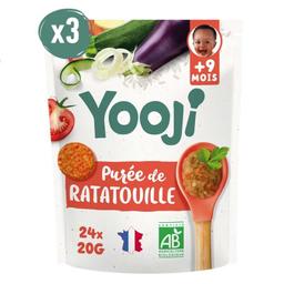 Yooji - Purée bio ratatouille premiers morceaux