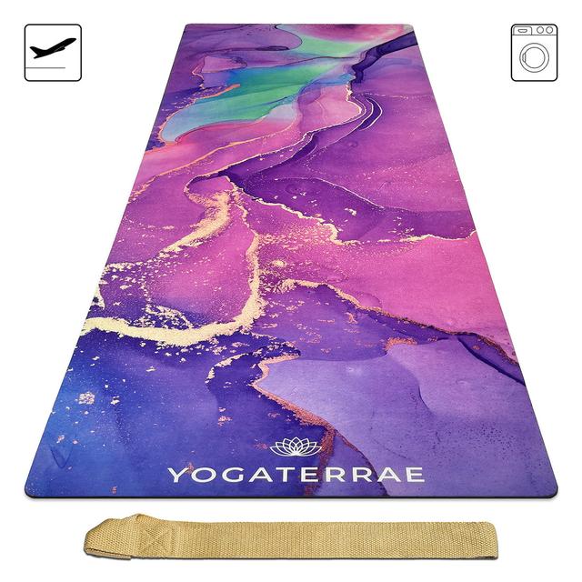 Tapis de Yoga SAMADHI ligne Voyage Suédé et Caoutchouc naturel