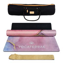 Tapis de Yoga RATNA ligne Confort Suédé-Caoutchouc naturel + Sac