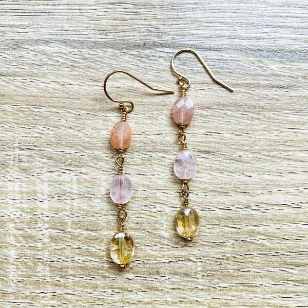 Boucles d'oreilles Candy Rose