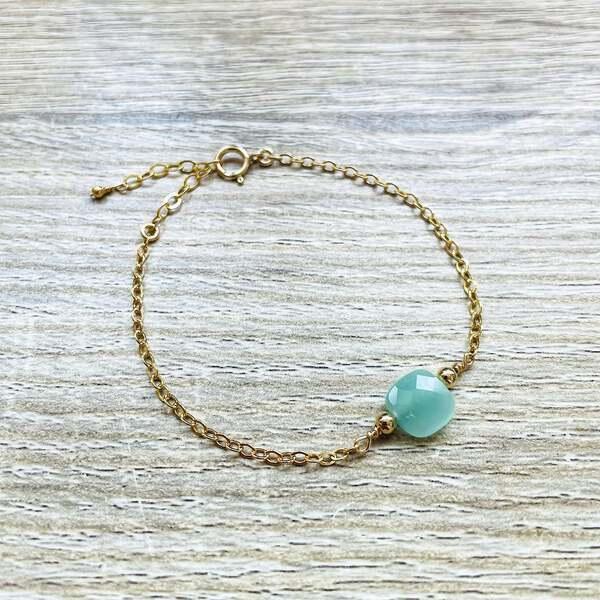 Bracelet Carrie Jade vert