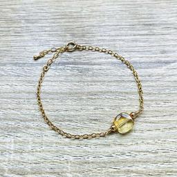 Bracelet Carrie Citrine jaune