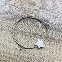 Bracelet Camille Etoile nacre enfant argenté