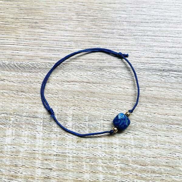 Bracelet réglable Carrie Lapis Lazuli