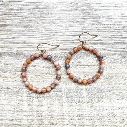 Boucles d'oreilles Wanda Pierre de Soleil