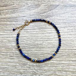 Bracelet Romy Lapis Lazuli Hématites dorées