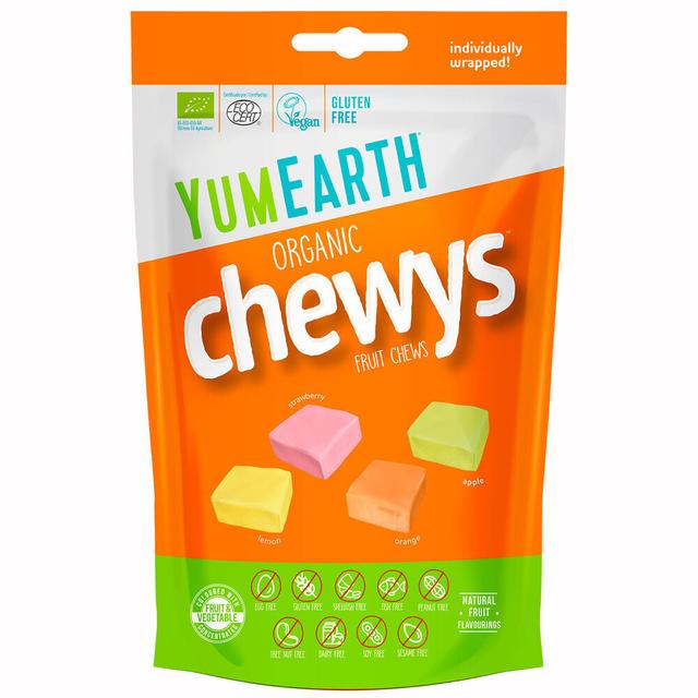 Bonbons Chewys goût pomme fraise orange et citron 142g