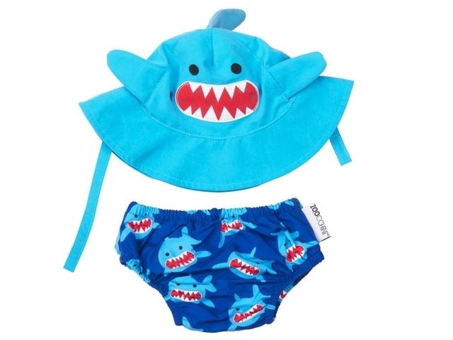 Maillot et Chapeau Requin (6-12M)