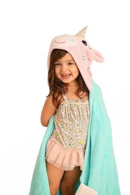 Serviette de bain enfant - Allie la licorne