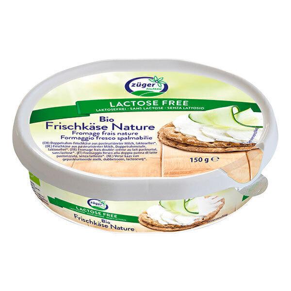 Fromage frais nature sans lactose 165g