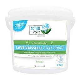 Action verte tablettes lave vaisselle cycle court Ecocert