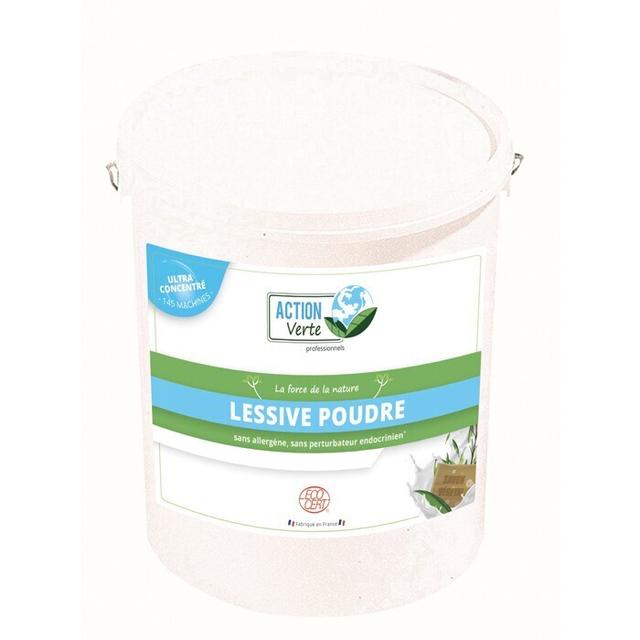 Action verte lessive poudre machine Ecocert 145 doses