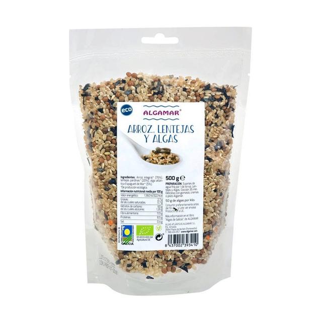 Riz aux lentilles et algues 500 g