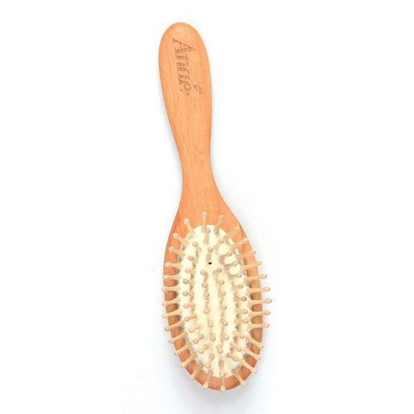 Brosse avec picots bois vegan 18cm