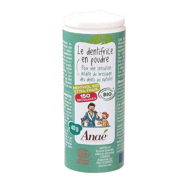 Dentifrice en poudre menthol 40g