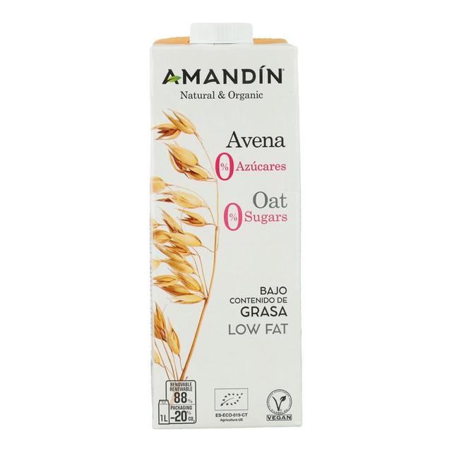 Boisson à l'avoine Bio Amandin 0% sucre 1 L