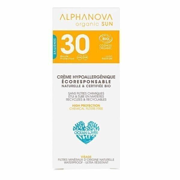 Crème solaire SPF30 Hypoallergénique 50ml