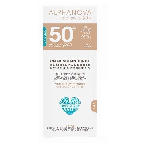 Crème solaire SPF50 teintée Hypoallergénique 50ml