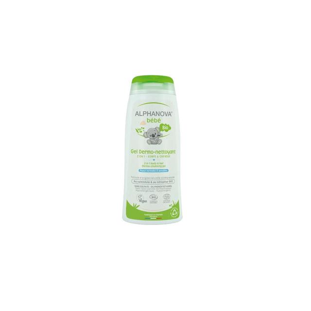 Dermo nettoyant bébé 2 en 1 200 ml Alphanova BIO