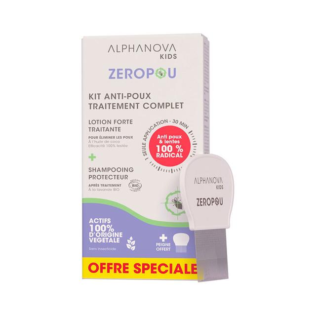 Zéropou kit anti-poux traitement complet