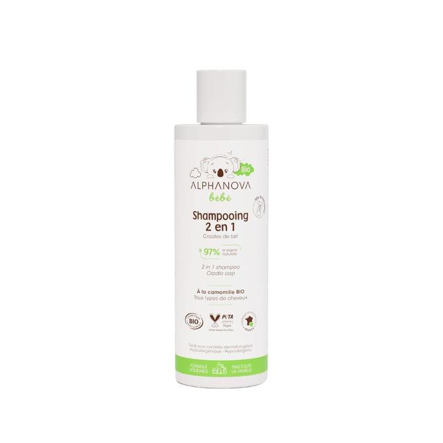 Shampoing 2 en 1 bébé très doux 200ml