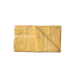 Serviette de toilette coton bio coloris Jaune soleil