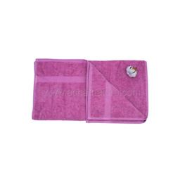 Serviette de toilette coton bio coloris bois de rose