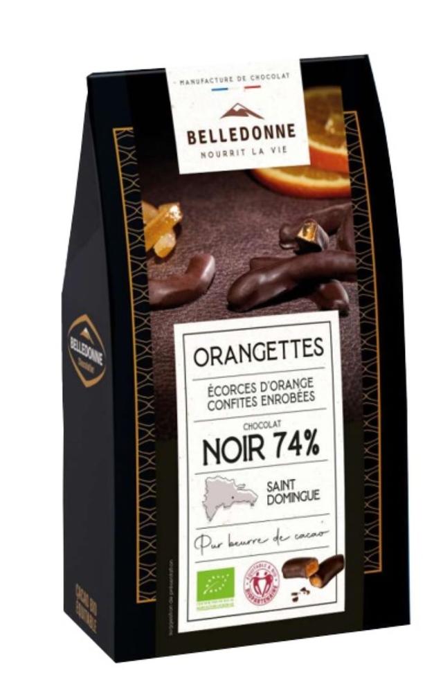 Orangettes au chocolat noir 100g