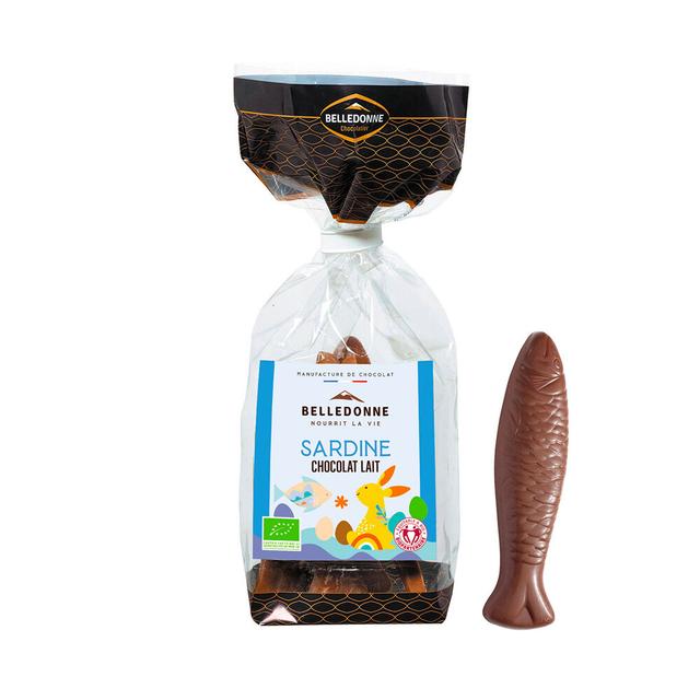 Sardines chocolat lait 90g