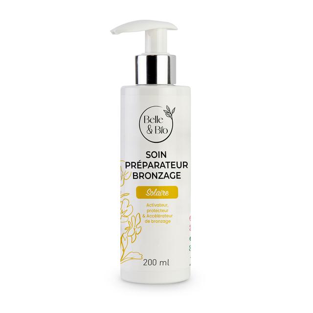 Soin Préparateur Bronzage - 200ml - Certifié Cosmos par Ecocert