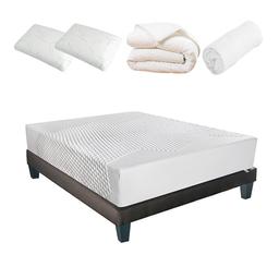 Lot AINAY 180x200 | Matelas, Sommier, Accessoires