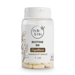 Biotine B8 - Vitalité cheveux et ongles - 120 Gélules