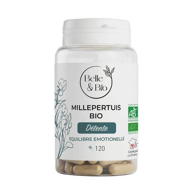 Millepertuis Bio - 120 Gélules - Certifié AB par Ecocert