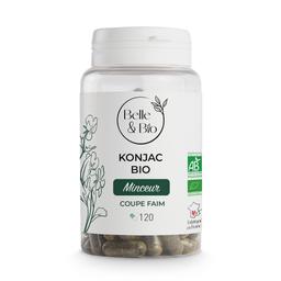 Konjac Bio -Minceur - 120 Gélules - Certifié AB par Ecocert