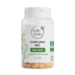 Curcuma Bio - 120 Comprimés - Certifié AB par Ecocert