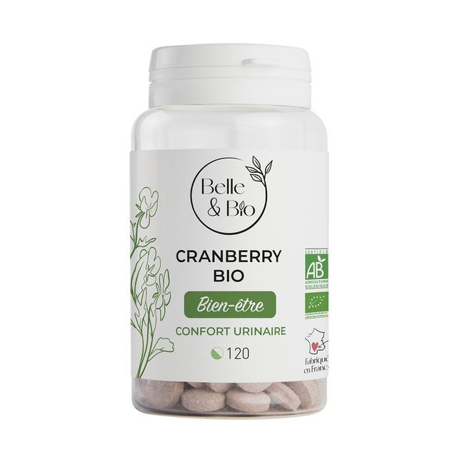 Cranberry Bio - 120 Comprimés - Certifié AB par Ecocert