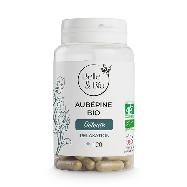 Aubépine Bio - 120 Gélules - Certifié AB par Ecocert