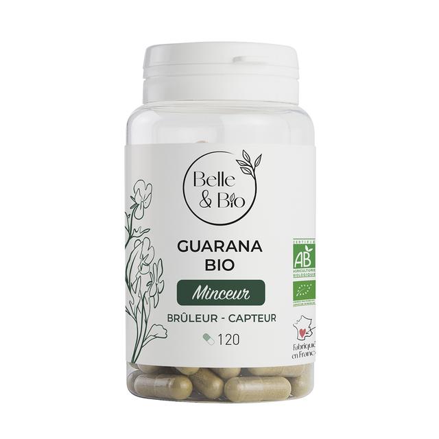 Guarana Bio - Minceur - 120 Gélules - Certifié AB par Ecocert